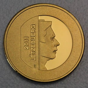 Goldmünze "10 Euro 2011" Reinecke Fuchs (Luxemburg) - Miniaturansicht 2