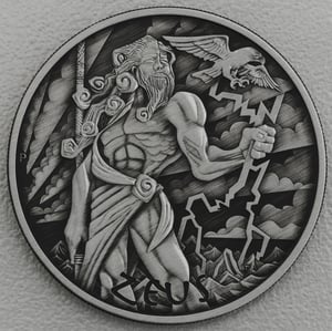 Silbermünze 1oz "Zeus" 2020 (AF) Gods of Olympus (Tuvalu) - Hauptansicht
