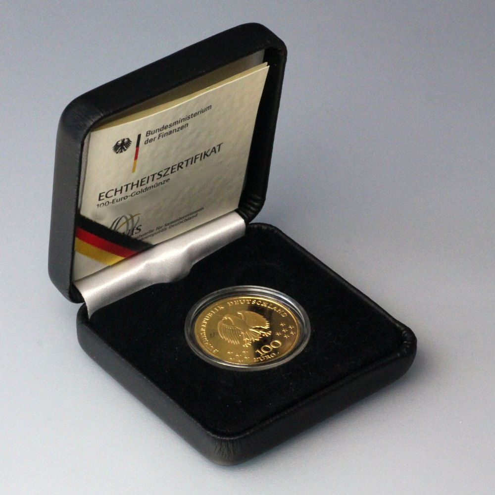 Goldmünze 100 Euro "Lübeck" 2007 Unesco-Weltkulturerbe (Deutschland) - Detailansicht 2