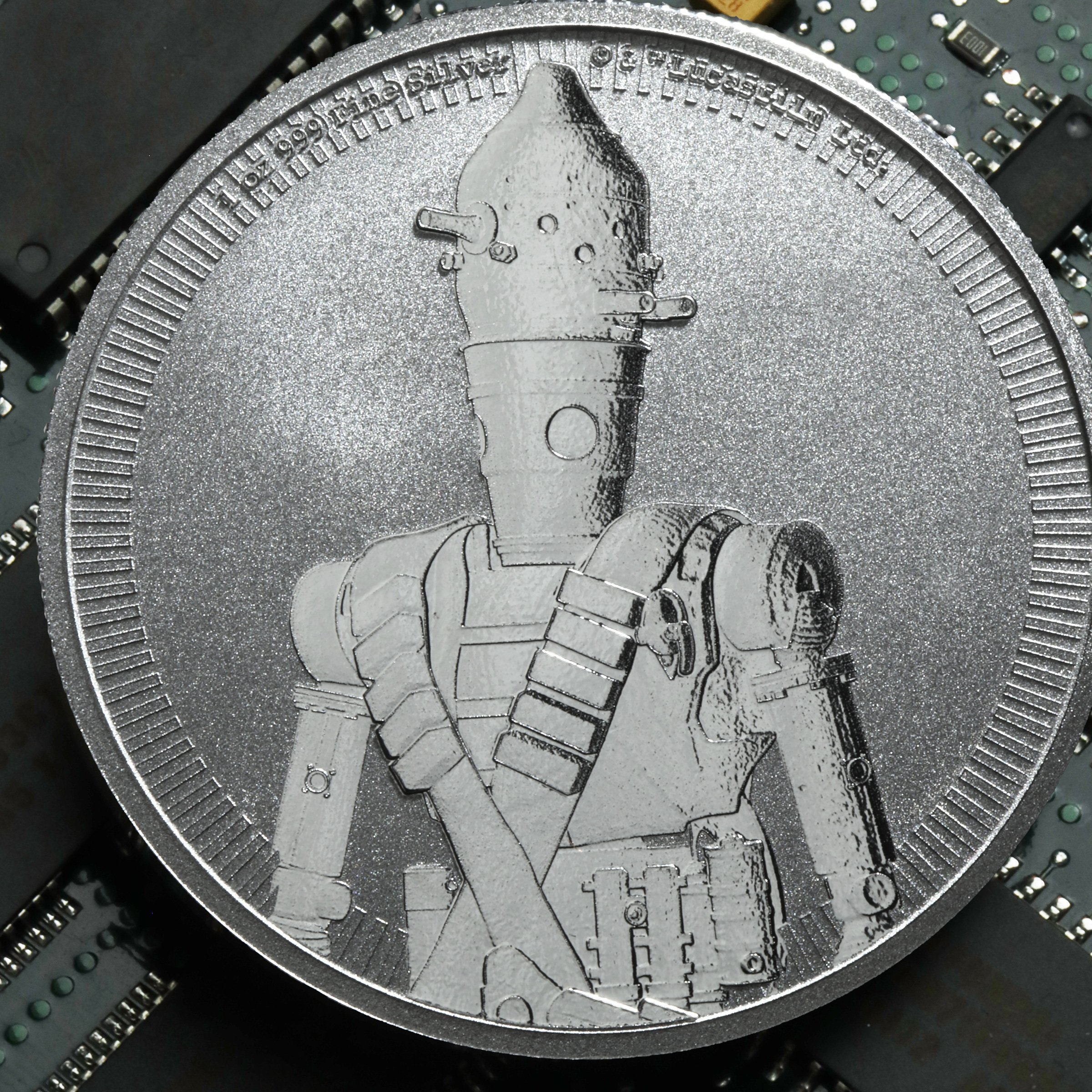 Silbermünze 1oz "The Mandalorian – IG-11" 2022 Star Wars™ diff. (Niue) - Detailansicht 4