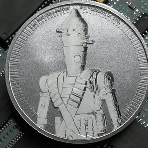 Silbermünze 1oz "The Mandalorian – IG-11" 2022 Star Wars™ diff. (Niue) - Miniaturansicht 5