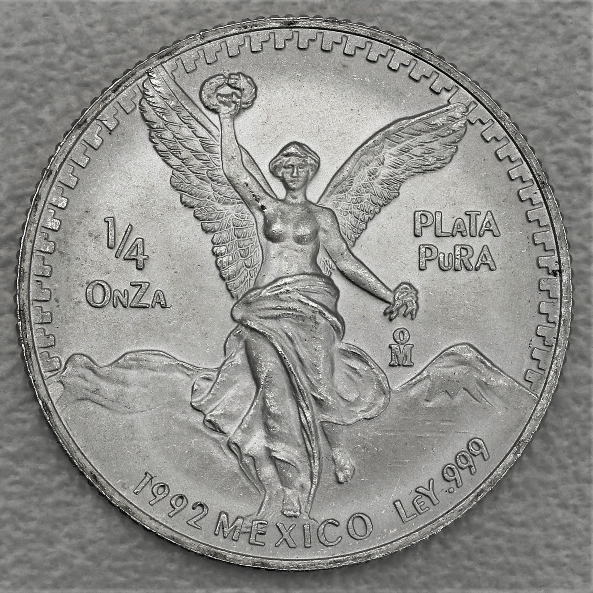 Silbermünze 1/4oz "Libertad" 1992 (Mexiko) - Hauptansicht