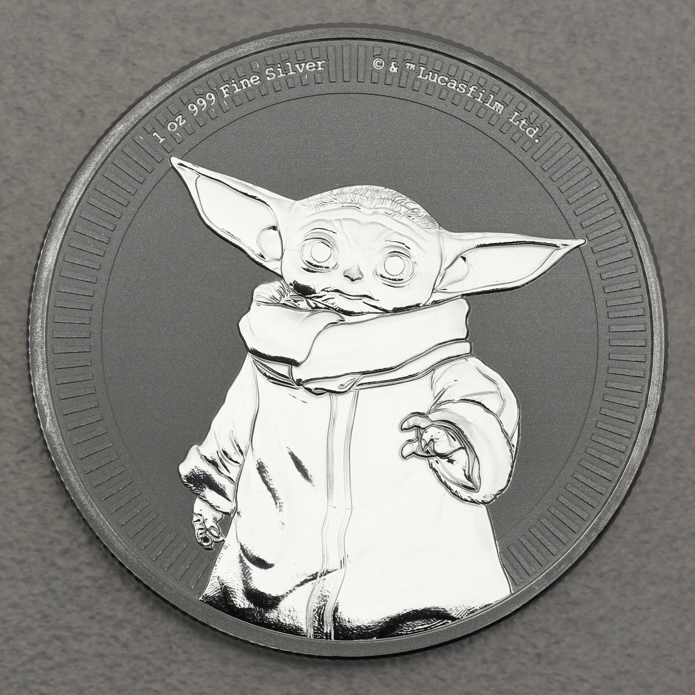 Silbermünze 1oz "Baby Yoda" 2021 Star Wars™ (Niue) - Hauptansicht