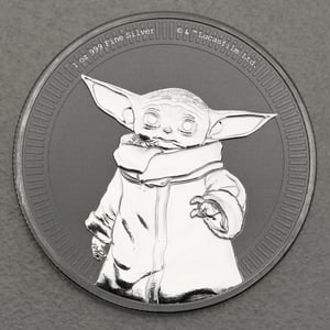 Silbermünze 1oz "Baby Yoda" 2021 Star Wars™ (Niue) - Hauptansicht