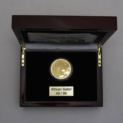 Goldmünze 1oz "Giraffe" 2018 African Safari (Tschad) - Miniaturansicht 4