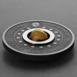 Silbermünze 1oz "Schlange" 2025 (AF) Rotating Charm – Year of the Snake (Tuvalu) - Miniaturansicht 4