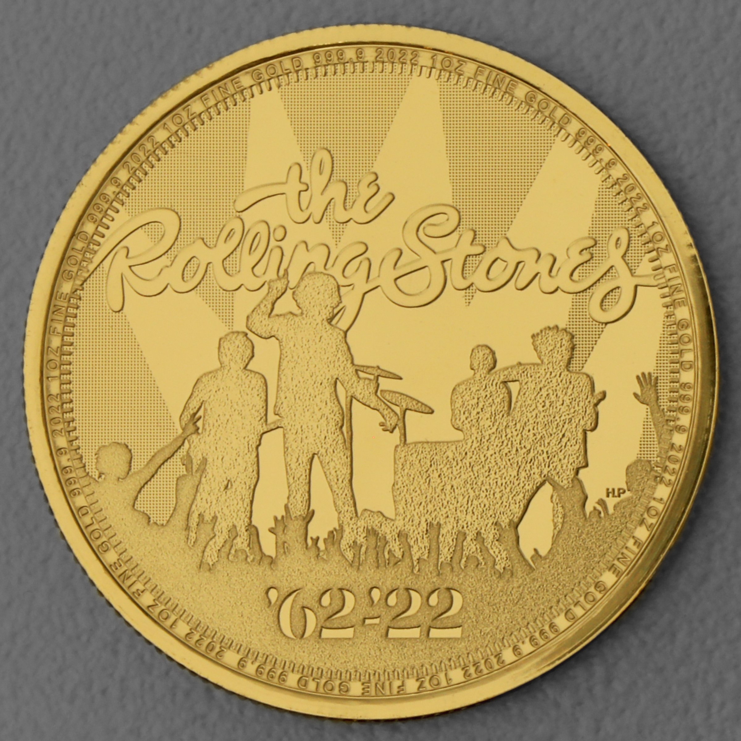 Goldmünze 1oz "Rolling Stones" 2022 Music Legends (Großbritannien) - Hauptansicht