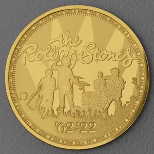 Goldmünze 1oz "Rolling Stones" 2022 Music Legends (Großbritannien) - Hauptansicht
