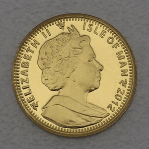 Goldmünze 1/10oz "Angel" 2012 (Isle of Man) - Miniaturansicht 2