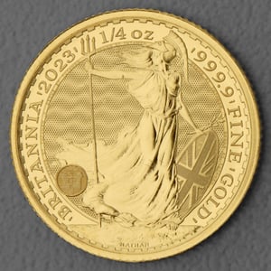 Goldmünzen 2 x 1/4oz "Britannia" 2023 Set – Mother & Son (Großbritannien) - Miniaturansicht 5