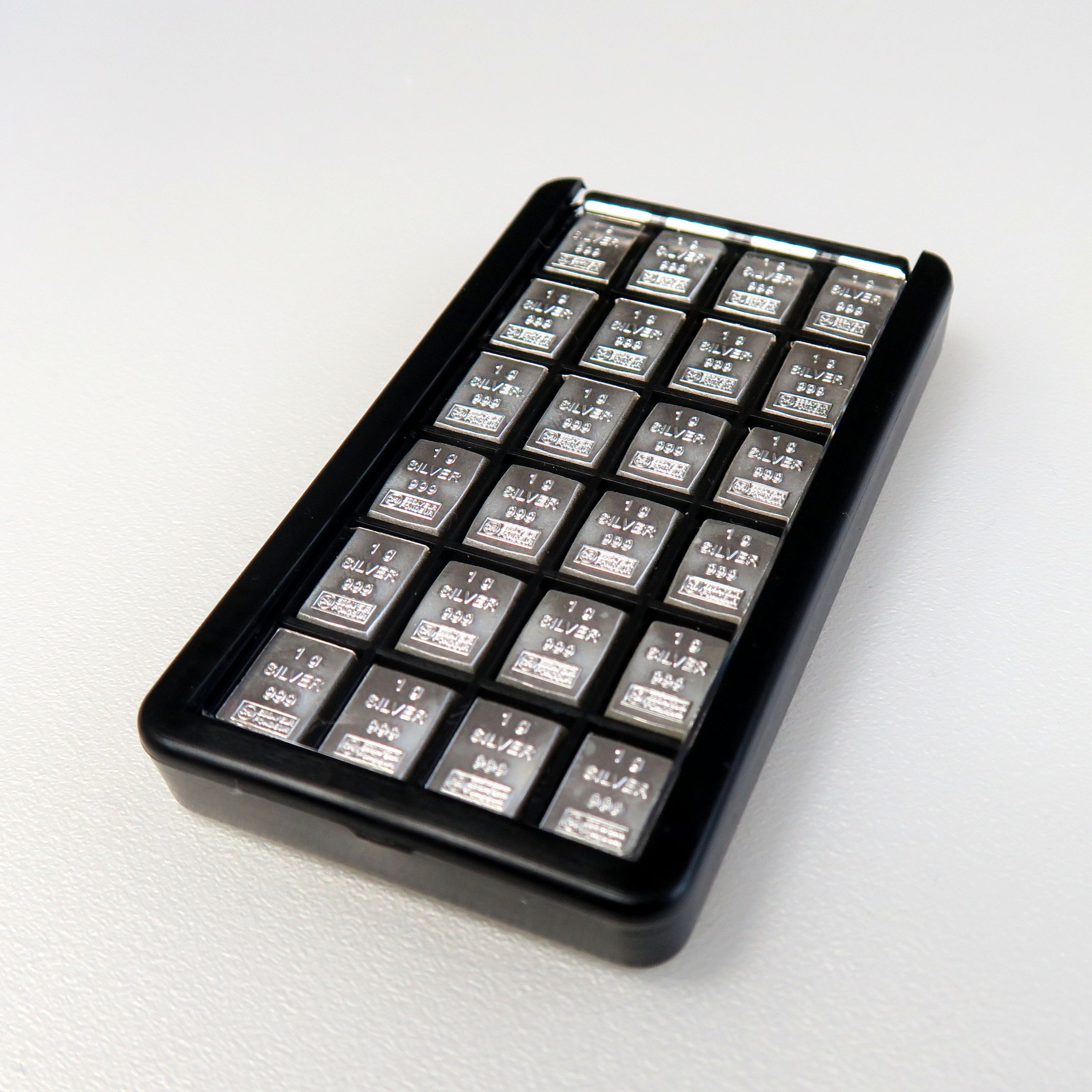 Silber-Box (24x1g Ag) "CombiPurse" Edelmetall-Set - Detailansicht 1