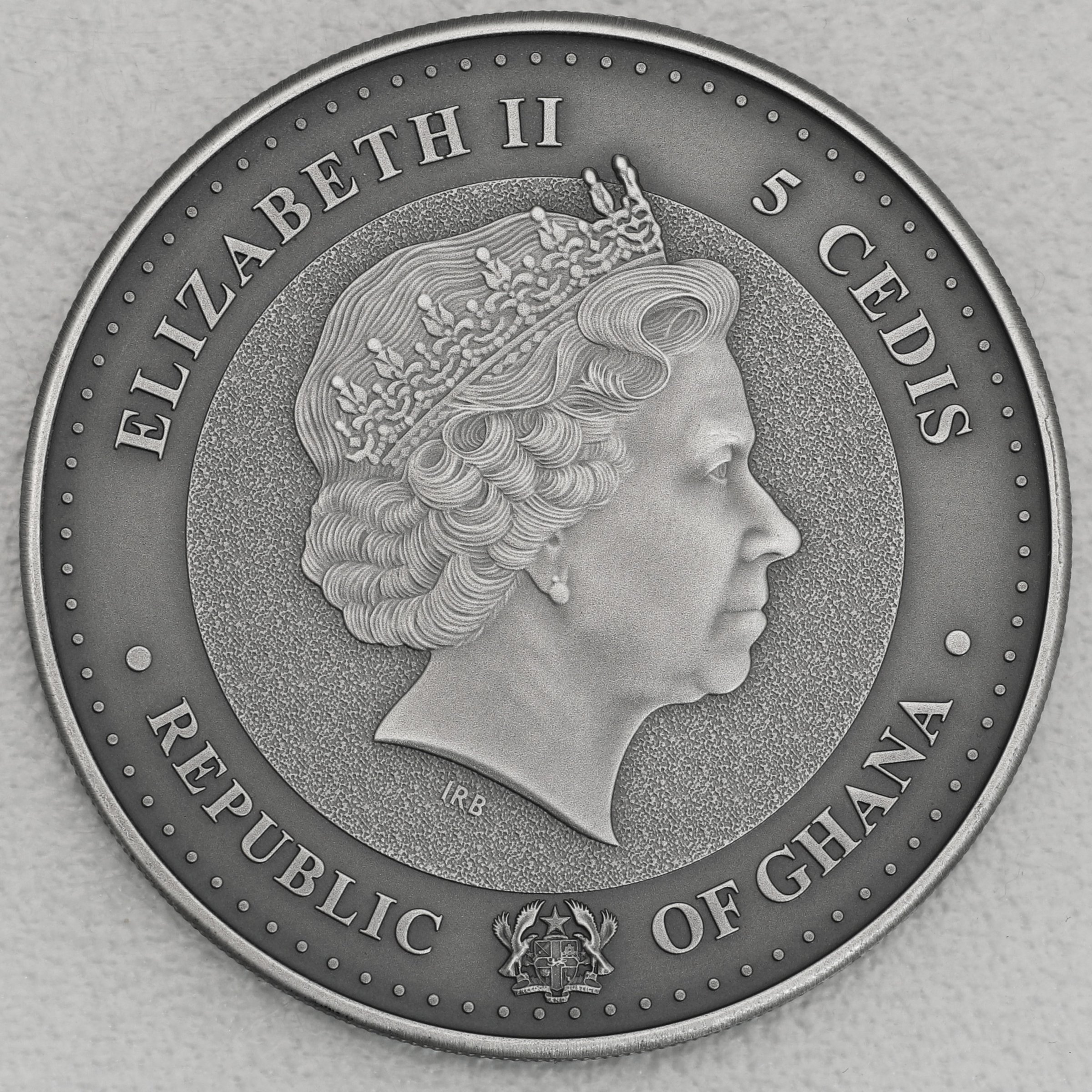 Silbermünze 1oz "Krokodil" 2020 (AF) Africa Silver Ounce (Ghana) - Detailansicht 1