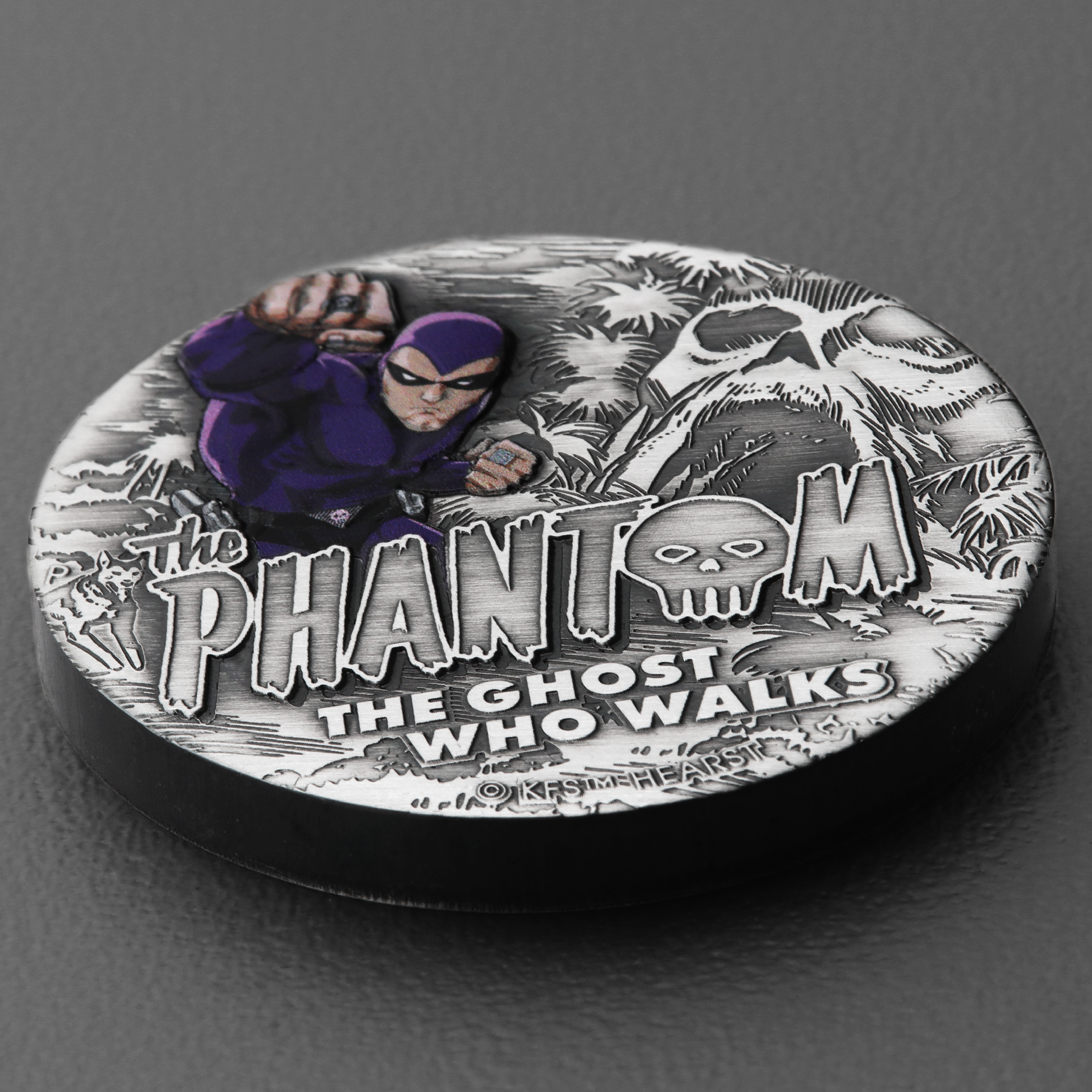 Silbermünze 2oz "The Phantom" 2023 (AF/koloriert) (Tuvalu) - Detailansicht 2