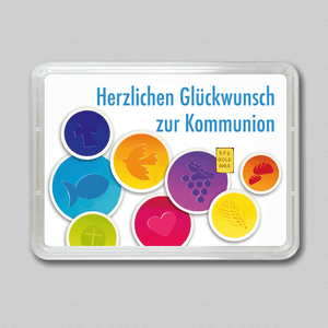 Goldbarren 0,5g "Kommunion" (Flip) - Hauptansicht