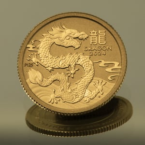 Goldmünze 1/20oz "Drache" 2024 Lunar III – Year of the Dragon (Australien) - Miniaturansicht 5