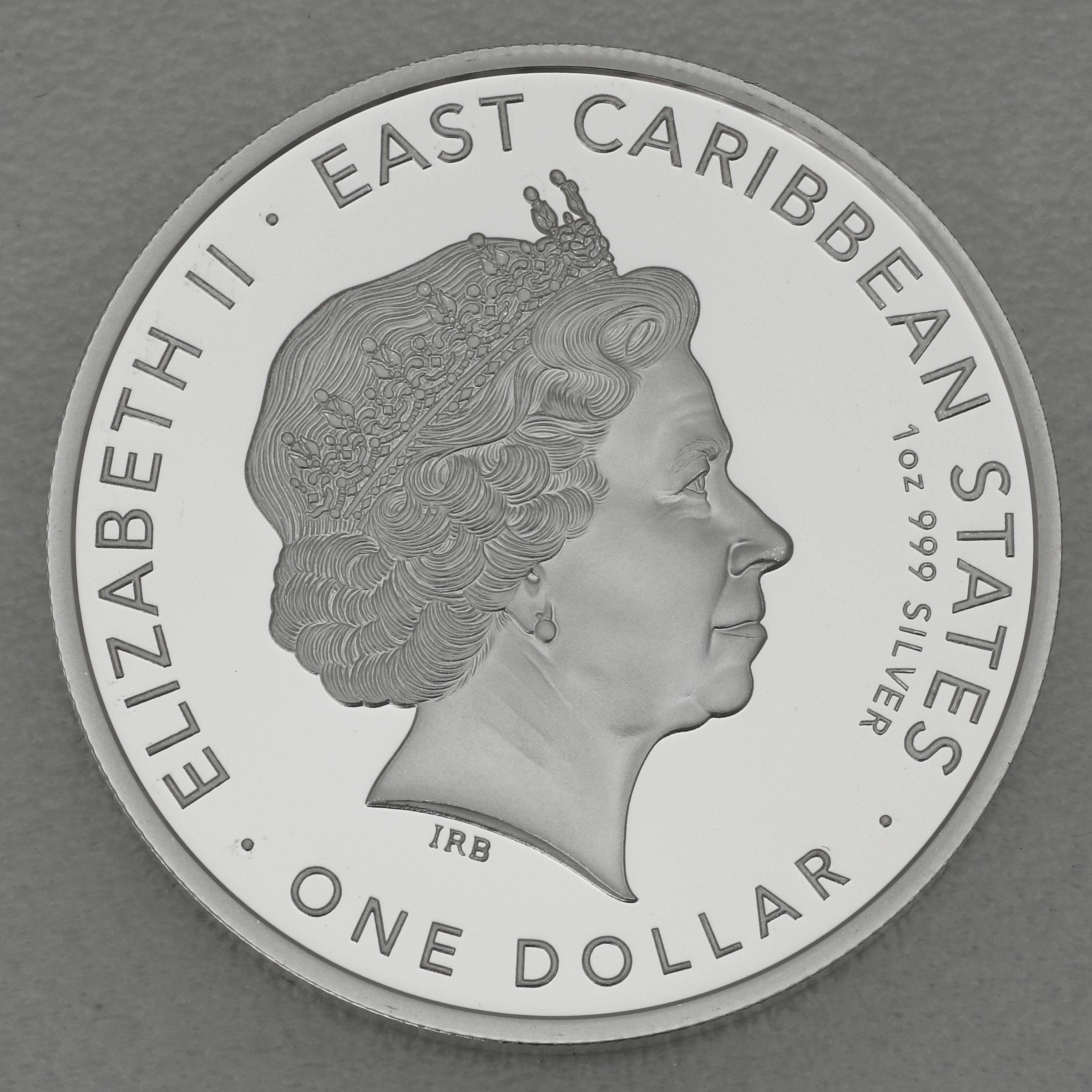 Silbermünze 1oz "Gecko" 2022 (vergoldet) Eastern Caribbean 8 (Anguilla) - Detailansicht 1