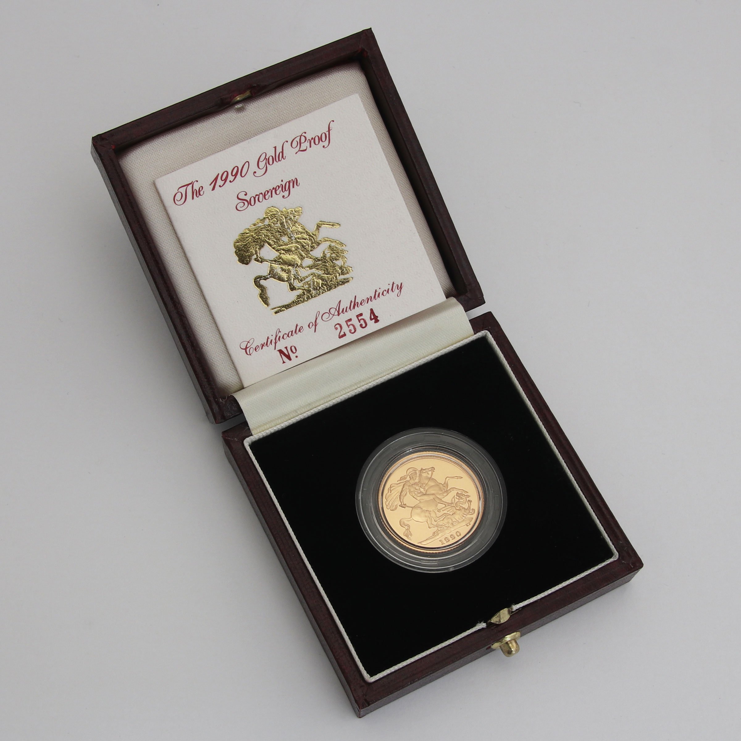 Goldmünze 1 Sovereign "Elizabeth II." 1990 (PP) (Großbritannien) - Hauptansicht