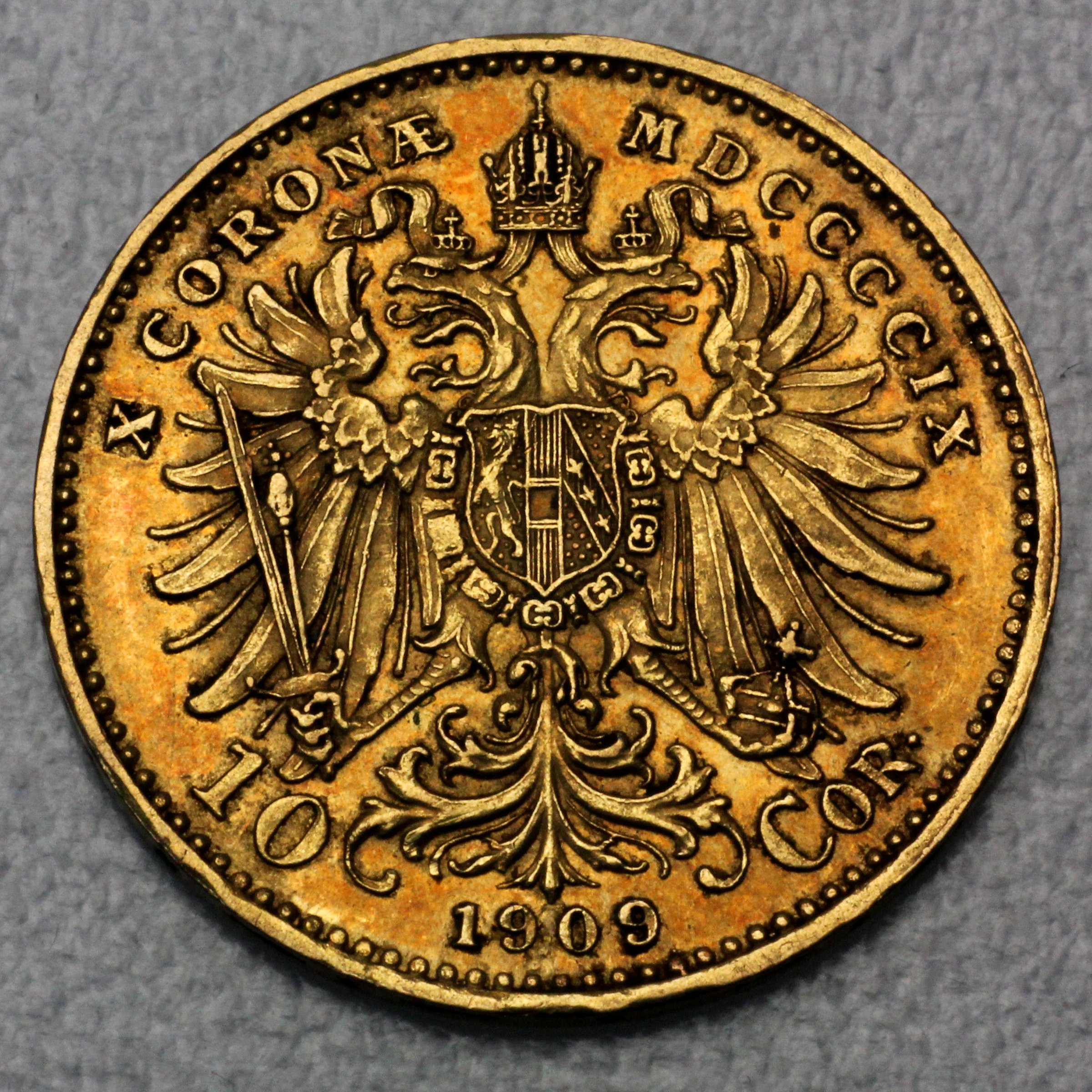 Goldmünze 10 Kronen "Marschall" (Österreich) - Detailansicht 1