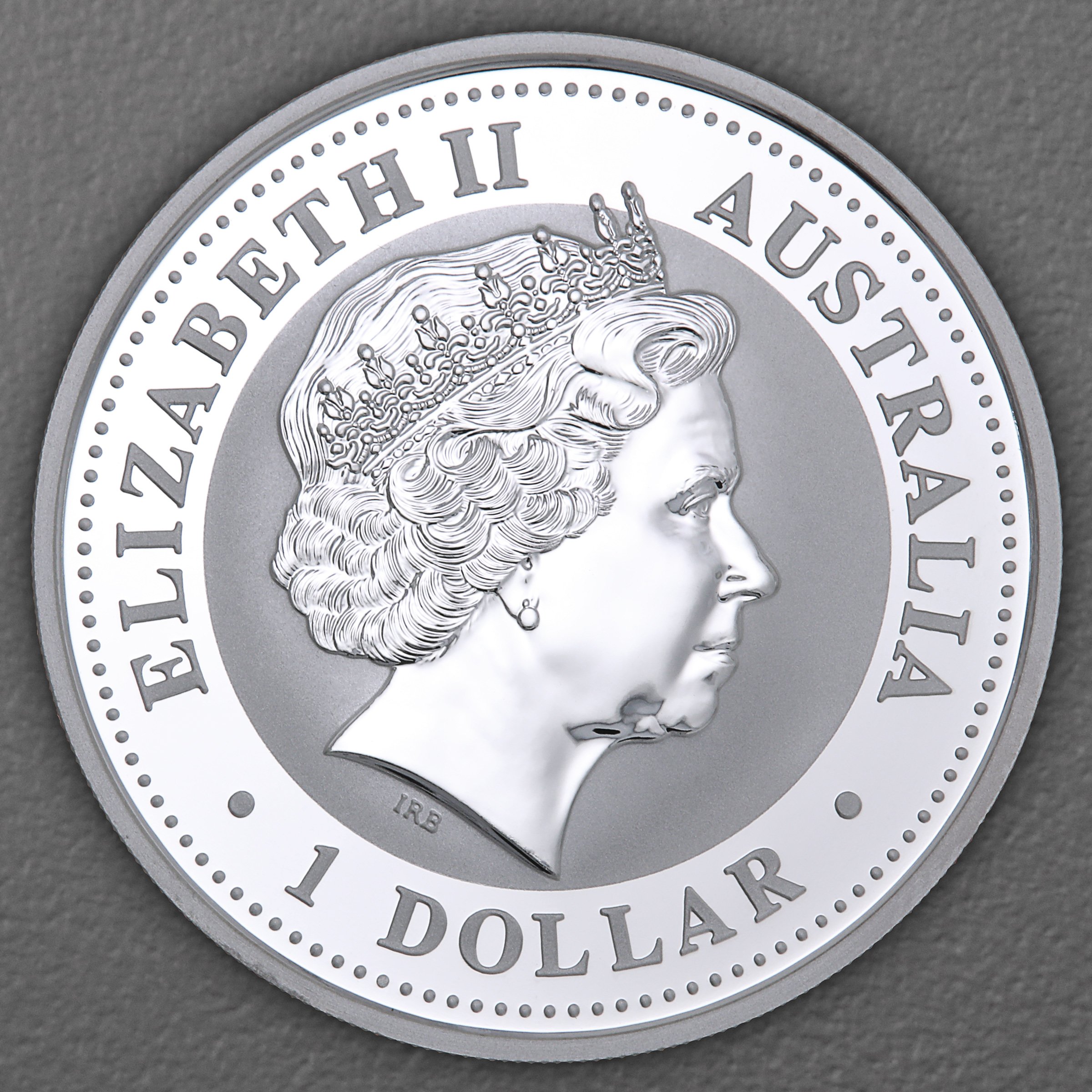 Silbermünze 1oz "Kookaburra" 2002 (Australien) - Detailansicht 1