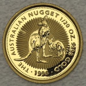 Goldmünze 1/20oz "Känguru" 1996 Australian Nugget (Australien) - Hauptansicht