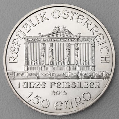 Silbermünze 1oz "Wiener Philharmoniker" verschiedene Jahrgänge 19% (Österreich) - Miniaturansicht 6