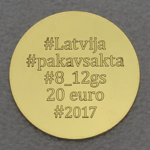 Goldmünze 20 Euro "Latvija" 2017 (Lettland) - Hauptansicht