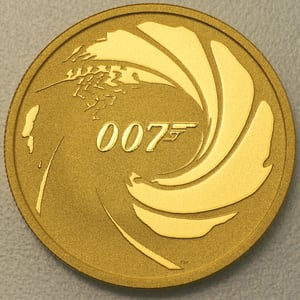 Goldmünze 1oz "James Bond 007" 2020 (Tuvalu) - Hauptansicht