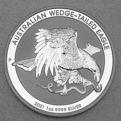 Silbermünze 1oz "Wedge-tailed Eagle" 2021 (Australien) - Hauptansicht