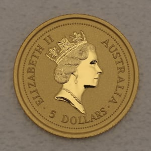 Goldmünze 1/20oz "Tiger" 1998 Lunar I – Year of the Tiger (Australien) - Miniaturansicht 2