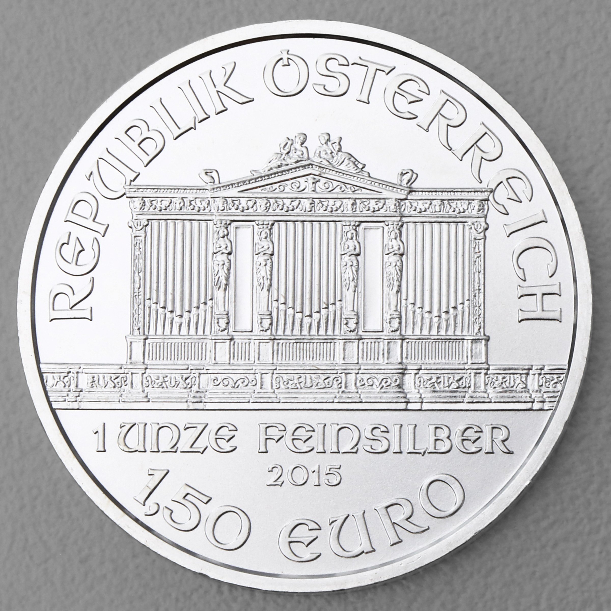 Silbermünze 1oz "Wiener Philharmoniker" verschiedene Jahrgänge 19% (Österreich) - Detailansicht 3