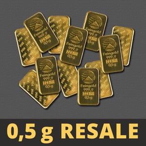 Goldbarren 0,5g "Resale" (div.Hersteller) - Hauptansicht