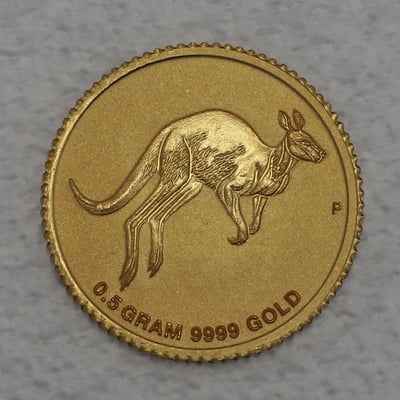 Goldmünze 0,5g "Mini Roo" 2017 Australian Kangaroo (Australien) - Miniaturansicht 1