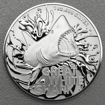 Silbermünze 1oz "Great White Shark" 2021 Australia’s Most Dangerous (Australien) - Hauptansicht