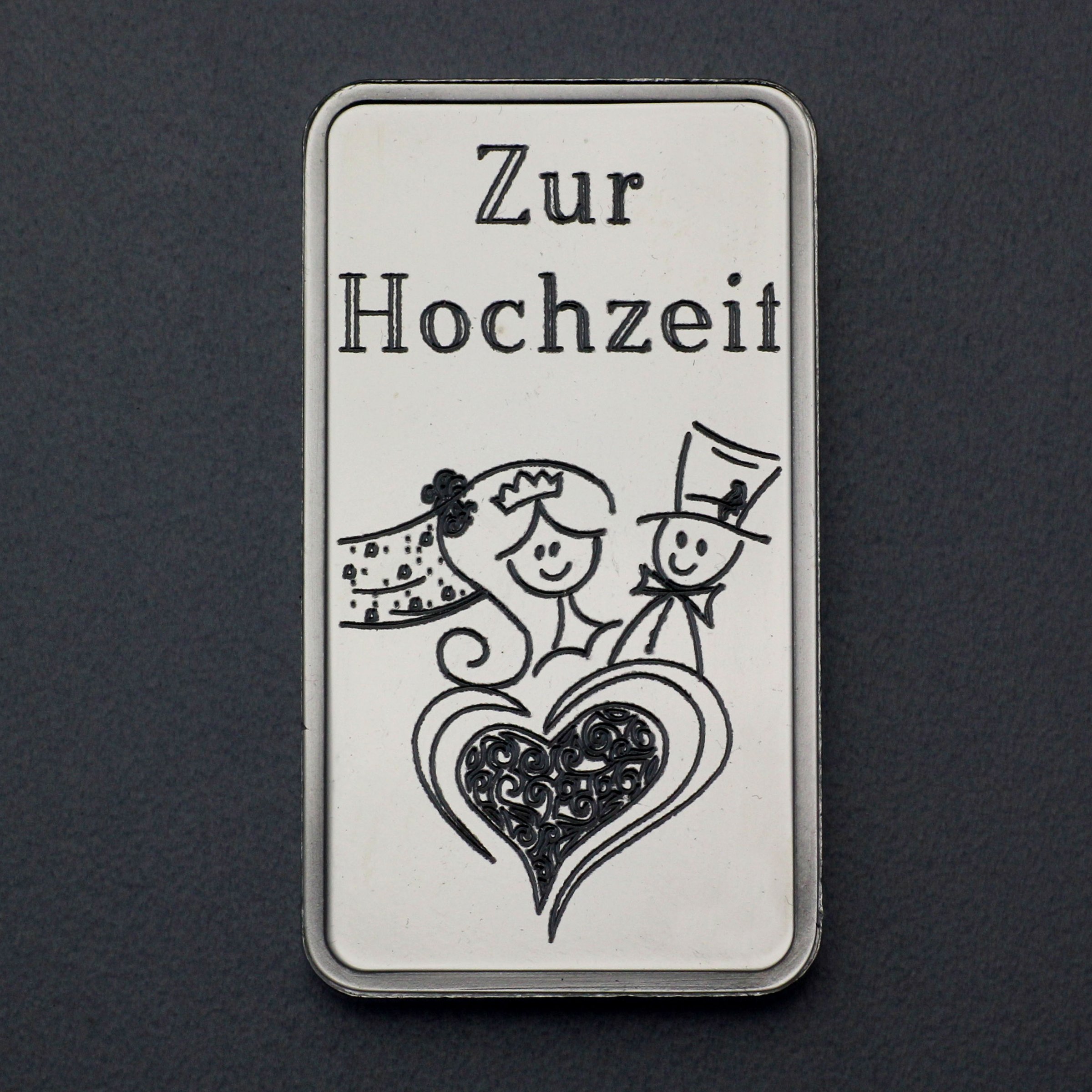Silberbarren 1oz "Zur Hochzeit" ESG - Hauptansicht