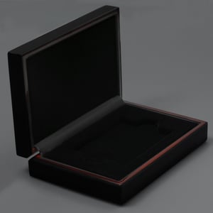 Luxus-Geschenkbox "Hochglanz schwarz" (15x10cm) - Miniaturansicht 4
