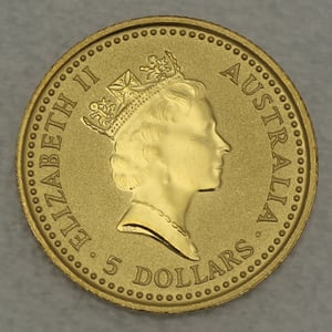 Goldmünze 1/20oz "Känguru" 1994 Australian Nugget (Australien) - Miniaturansicht 2
