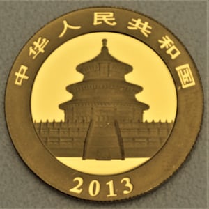 Goldmünze 1/2oz "Panda" 2013 (China) - Miniaturansicht 2