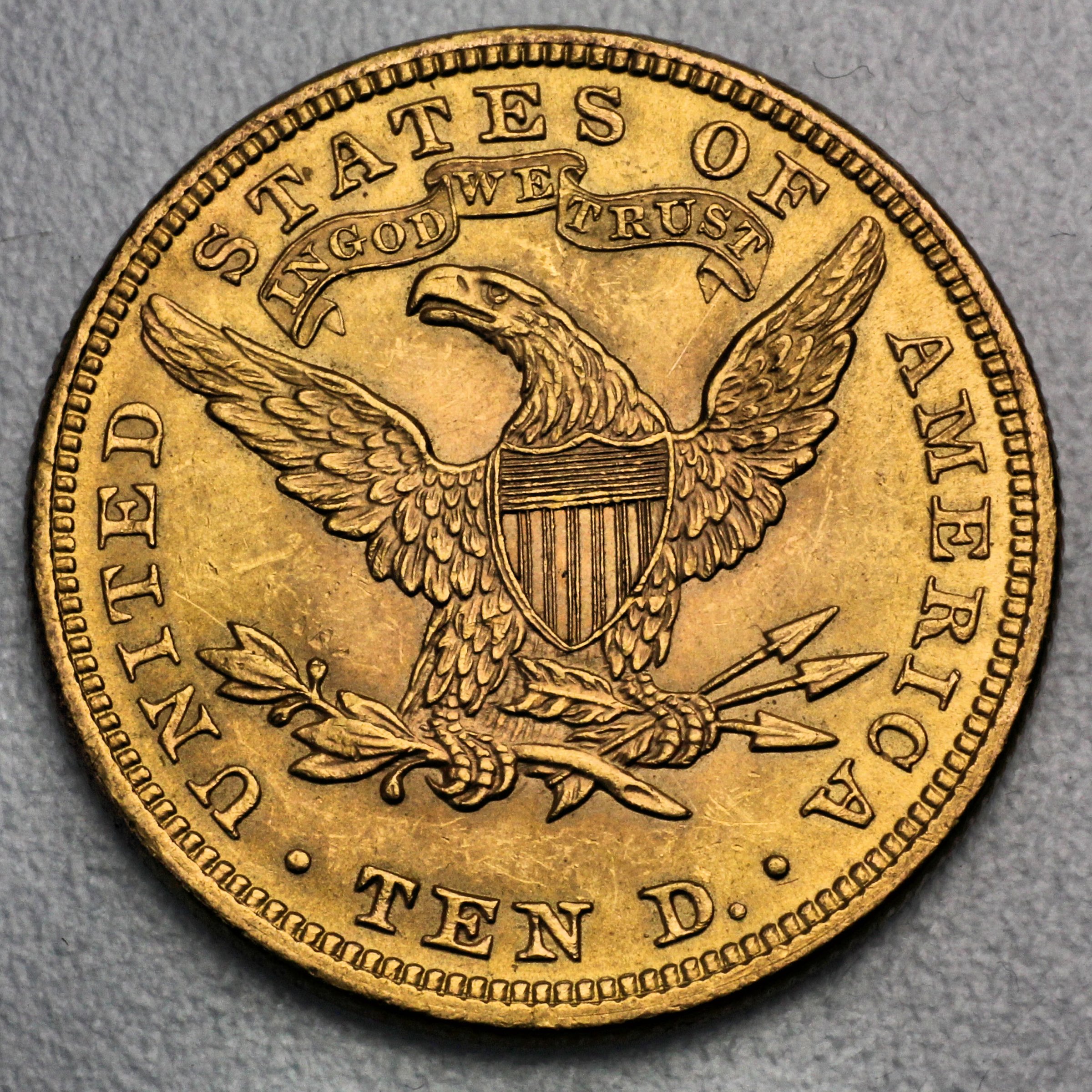 Goldmünze 10 Dollar "Liberty-Eagle" (USA) - Detailansicht 1