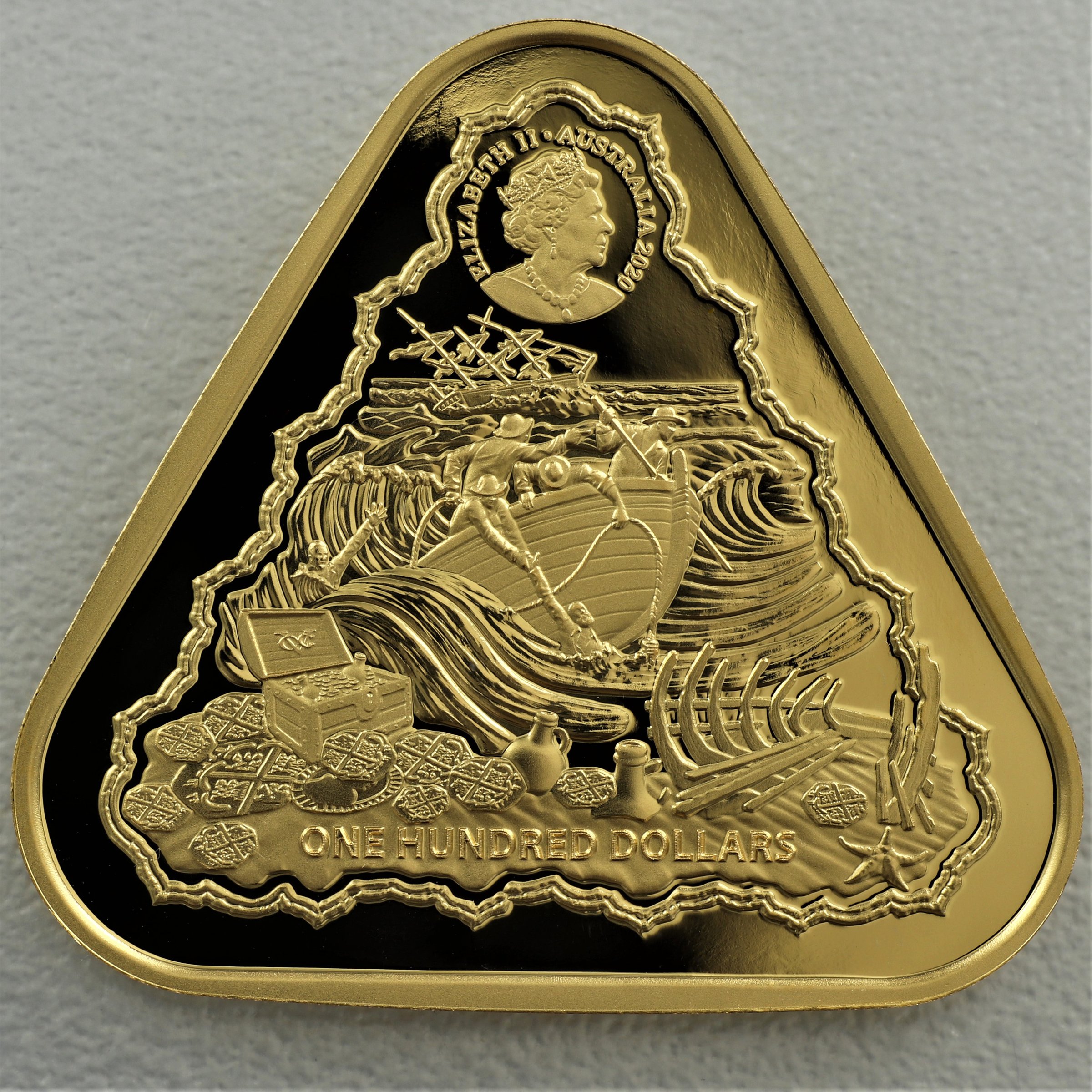 Goldmünze 1oz "Vergulde Draeck" 2020 Shipwrecks (Australien) - Hauptansicht