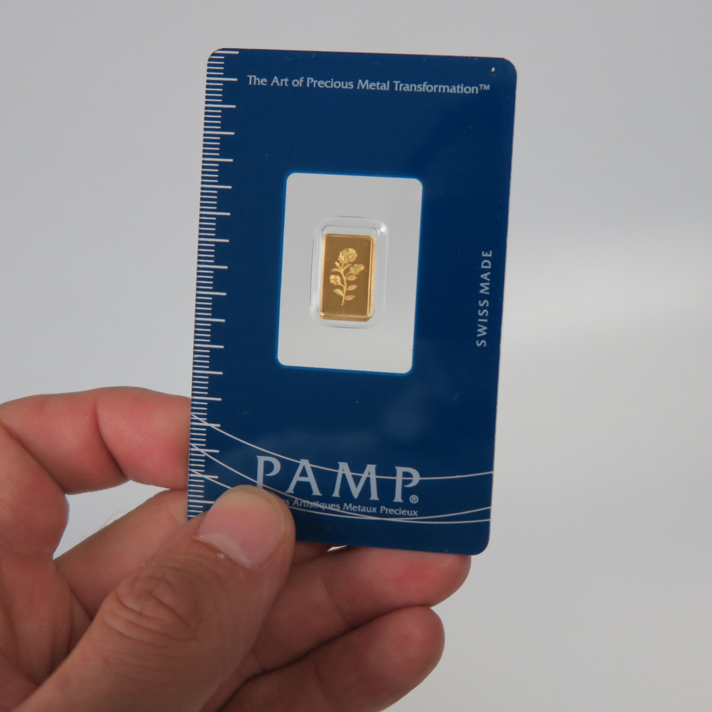 Goldbarren 1g PAMP "Rose" - Detailansicht 3
