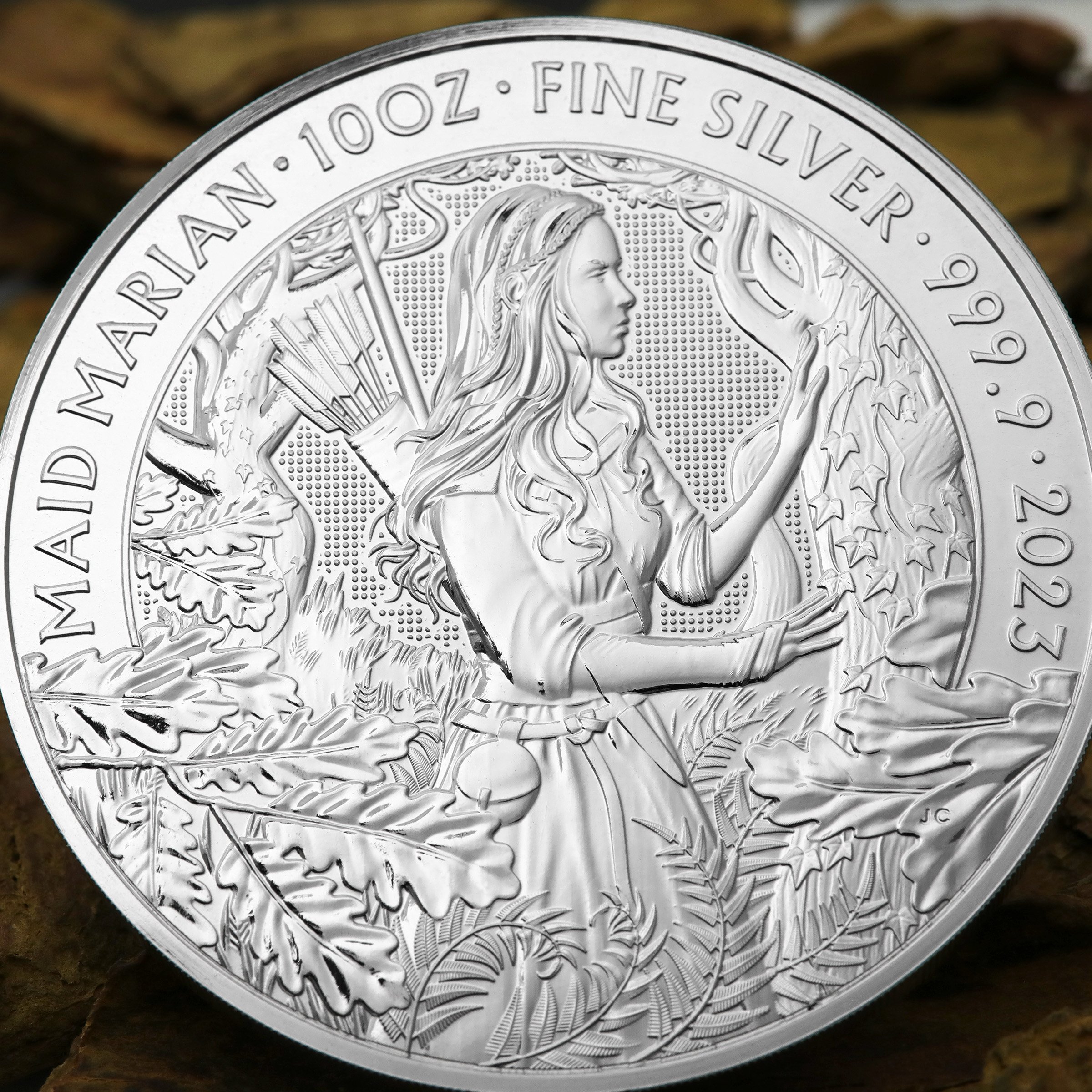 Silbermünze 10oz "Maid Marian" 2023 Myths and Legends 19% (Großbritannien) - Detailansicht 4