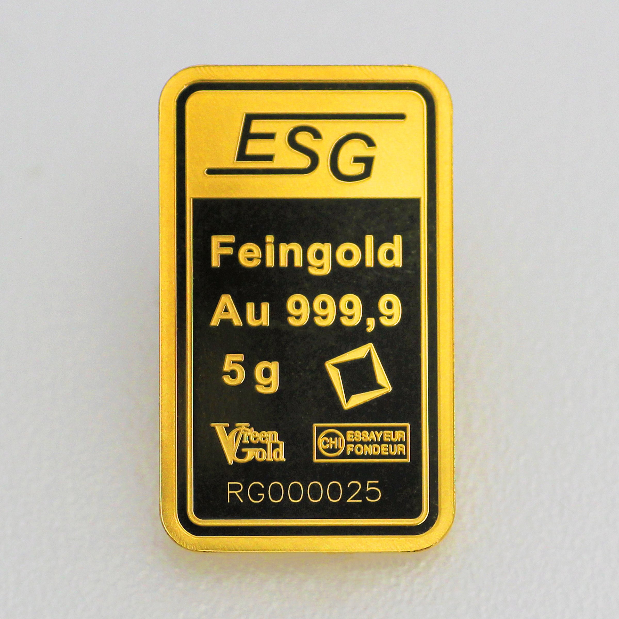 Goldbarren 5g "Auropelli" Responsible-Gold - Detailansicht 4