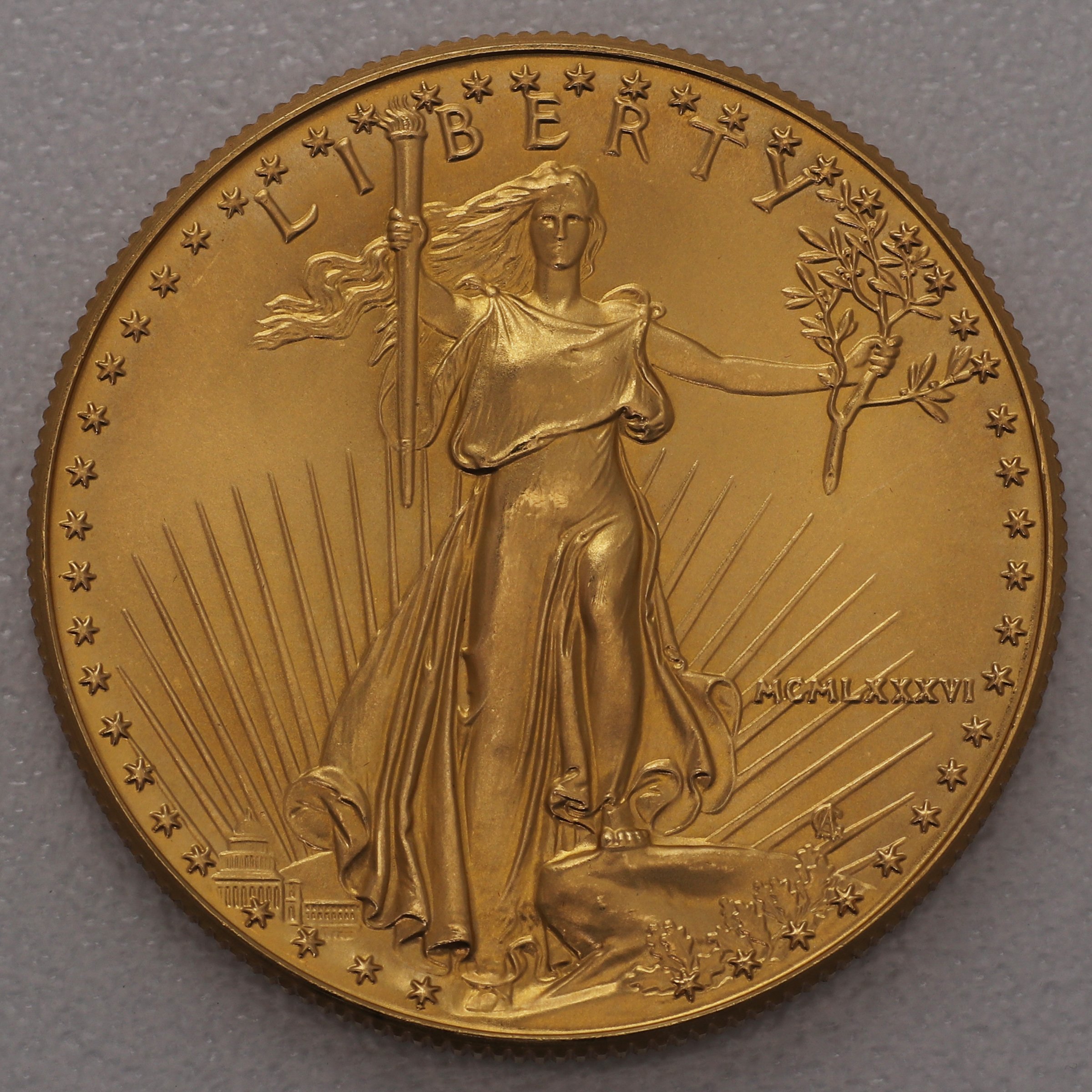 Goldmünze 1oz "American Eagle" 1986 (USA) - Hauptansicht