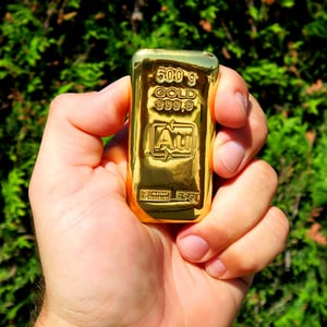 Goldbarren 500g Au ESG, gegossen - Miniaturansicht 5