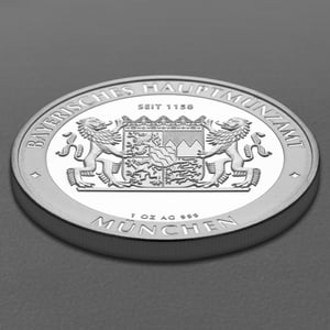 Silber 1oz "Schloss Neuschwanstein" 2026 Bayern Thaler (Deutschland) - Miniaturansicht 4