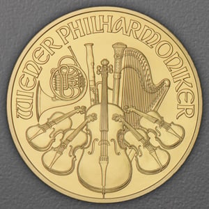 Goldmünze 1oz "Wiener Philharmoniker" aktueller Jahrgang (Österreich) - Hauptansicht