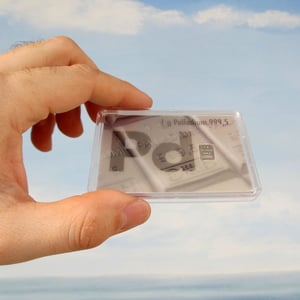 Palladiumbarren 1g "Palladium-CombiBar" (Flip) - Miniaturansicht 2