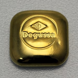 Goldbarren 1oz DEGUSSA (Gussbarren H+M) - Hauptansicht