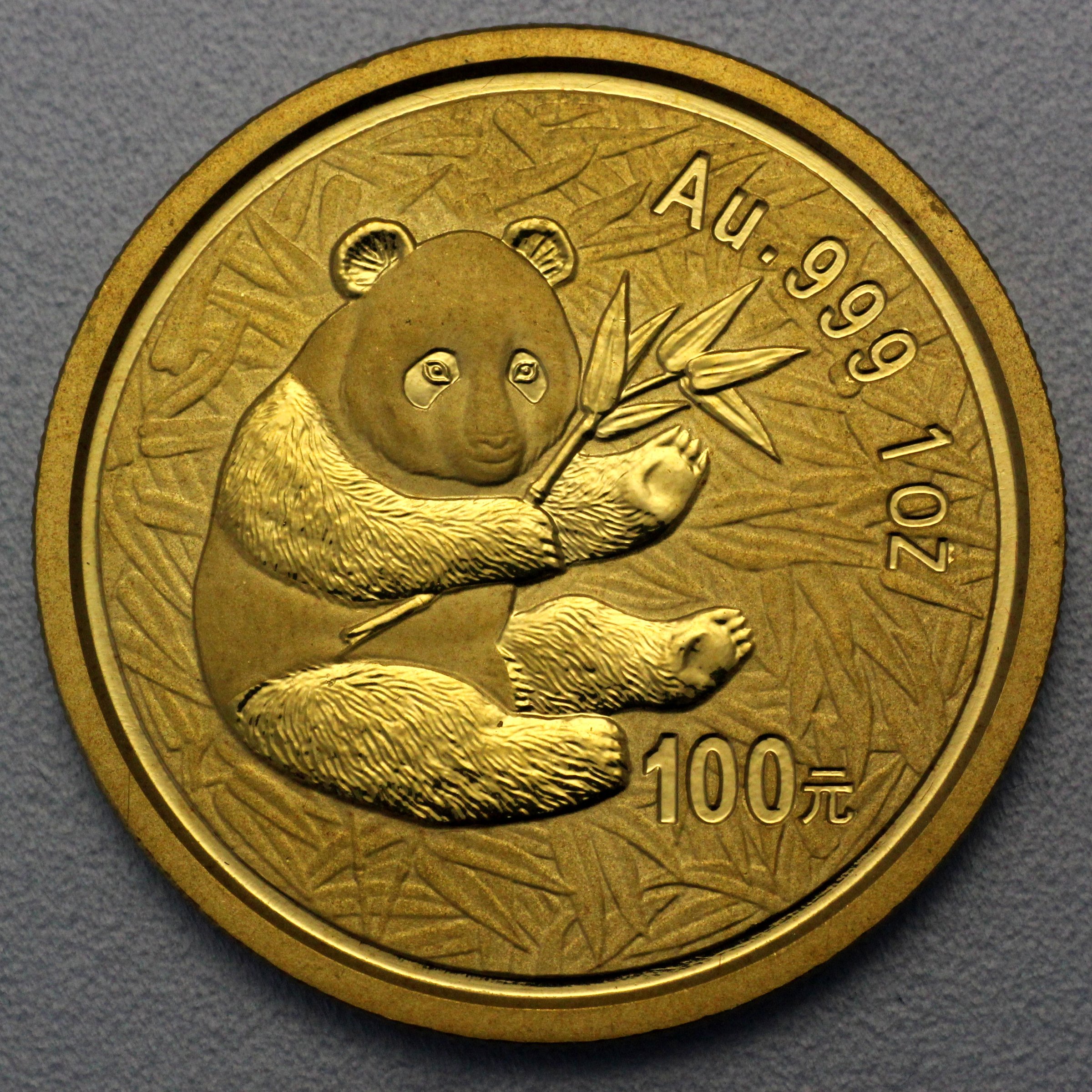 Goldmünze 1oz "Panda" 2000 (China) - Hauptansicht