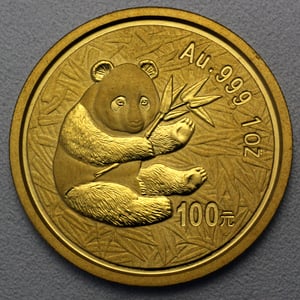 Goldmünze 1oz "Panda" 2000 (China) - Hauptansicht